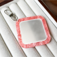 Keypus - Acrylic Square Mirror Bag Charm Keychain