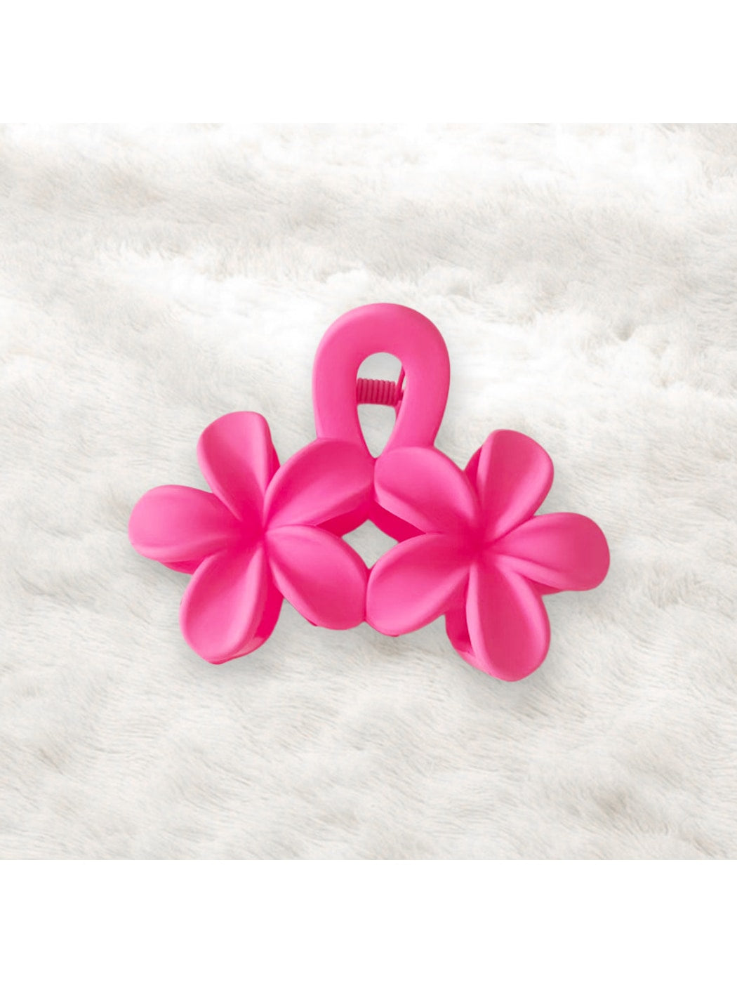 Beau - Matte Petal Design Floral Hair Claw Clip