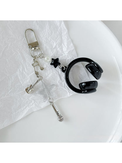 Keypus - Star Accent Headphone Bag Pendant Keychain