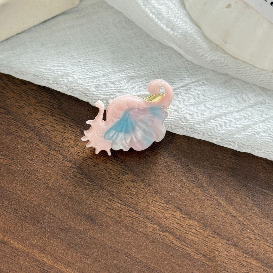 Beau - Ocean Style Acetate Sea Motif Hair Clip