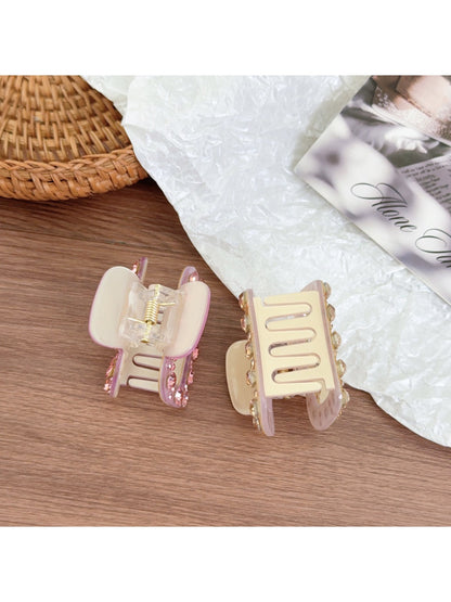 Beau - Elegant Square Openwork Hair Claw Clip