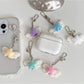 Keypus - Flocked Angel Wing Five-Point Star Keychain