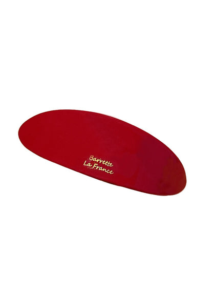 Beau - Simple Acetate Fiber Alloy Oval French Barrette