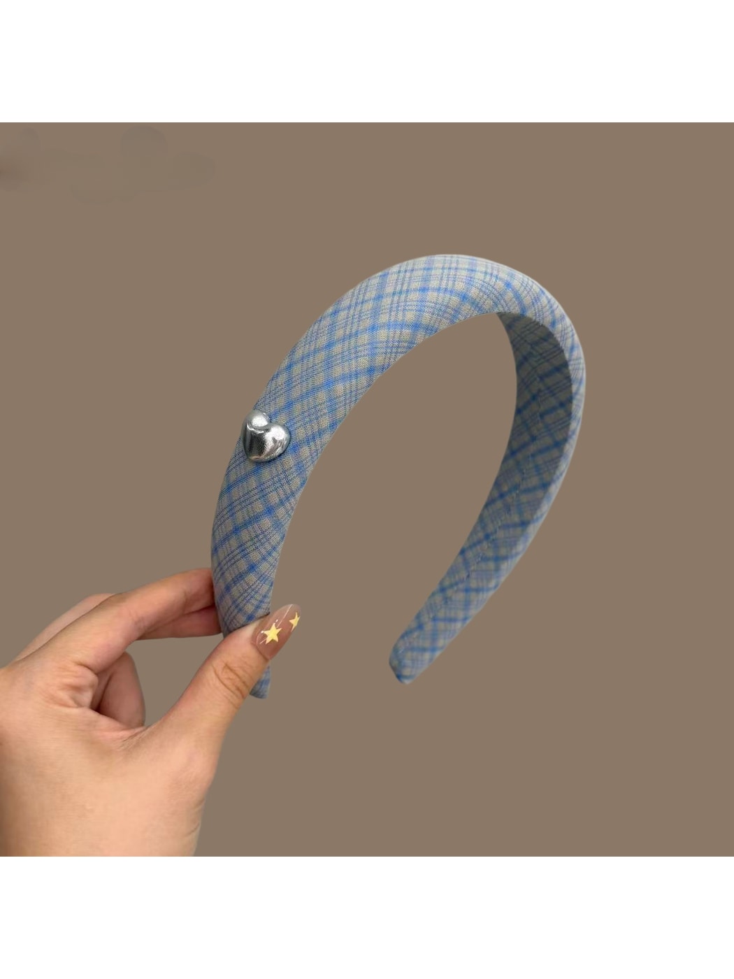 Gifty - Polyester Fabric Heart Accent Headband