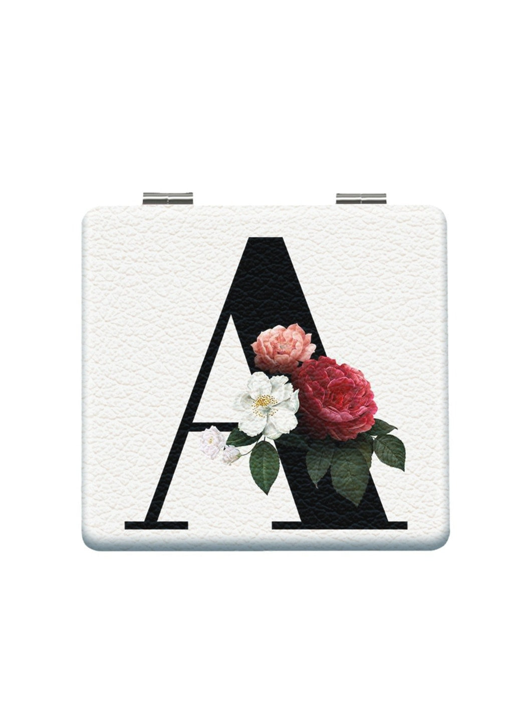 Mirroray - English Letter Floral Folding Makeup Mirror