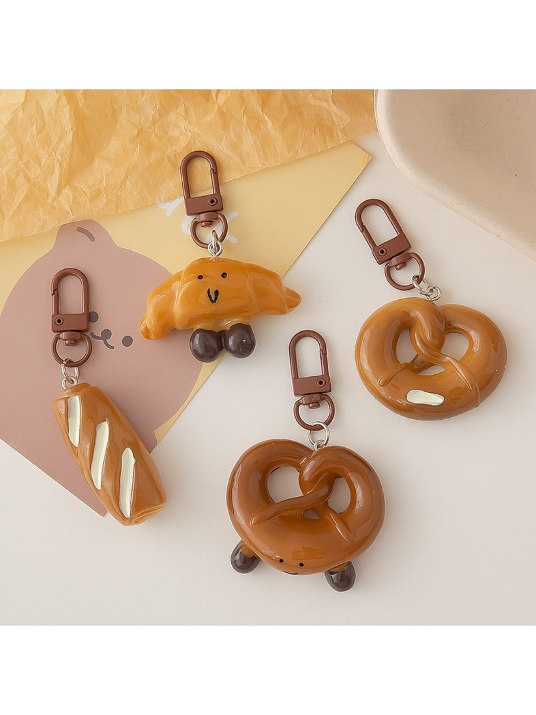 Keypus - Adorable Bread Shaped Keychain