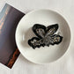 Beau - Glossy Beaded Butterfly Form Acetate Claw Clip