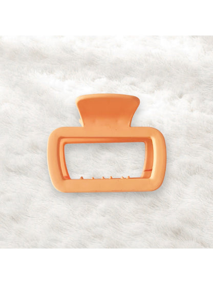 Beau - Modern Hollow Square Plastic Hair Claw Clip
