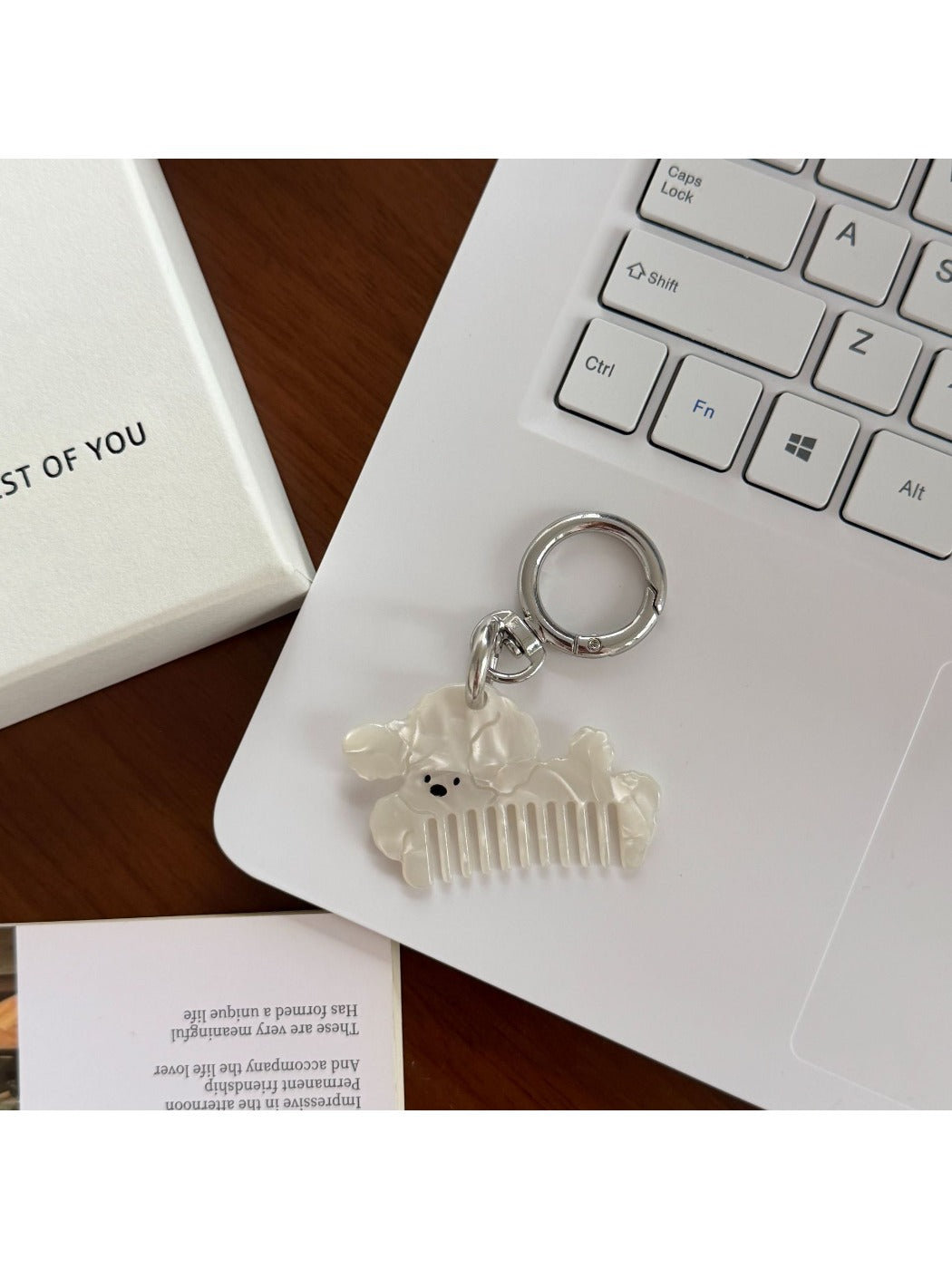 Keypus - Animal Shape Comb Bag Charm Keychain
