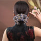 Gifty - Polyester Organza Printed Scrunchie