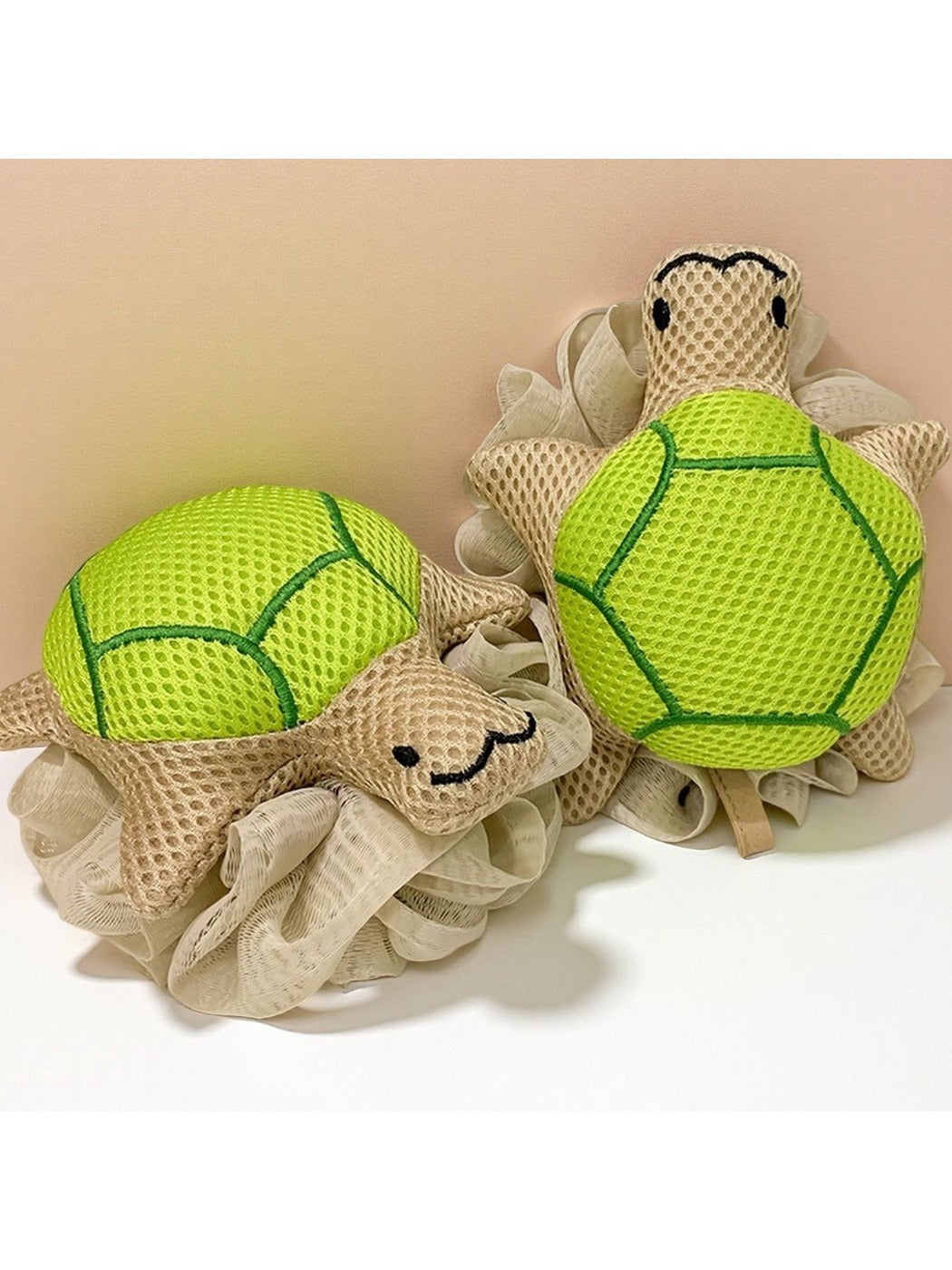 Papo - Cartoon Turtle Bath Puff Large Soft Foaming