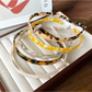 Gifty - Fashion Acetate Geometric Ring Accent Headband