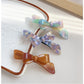 Beau - Adorable Asymmetrical Bow Hair Clips