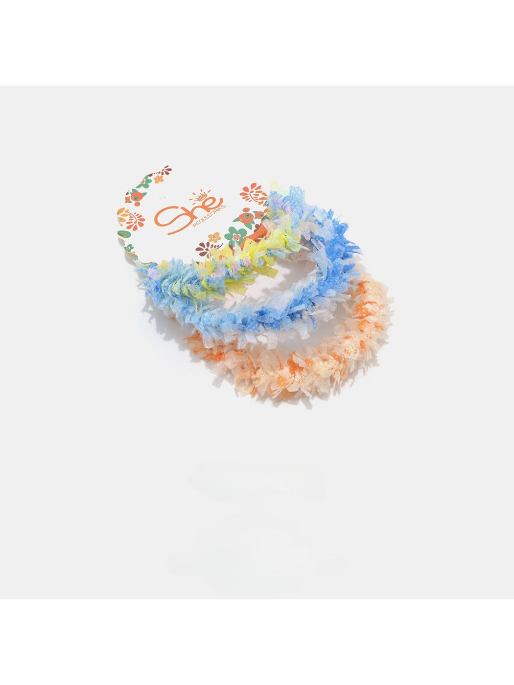 Gifty - Sweet Colorful Hair Scrunchie Set