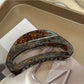 Beau - Retro Semi Circular Acetate Hair Clip