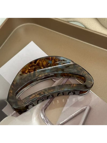 Beau - Retro Semi Circular Acetate Hair Clip