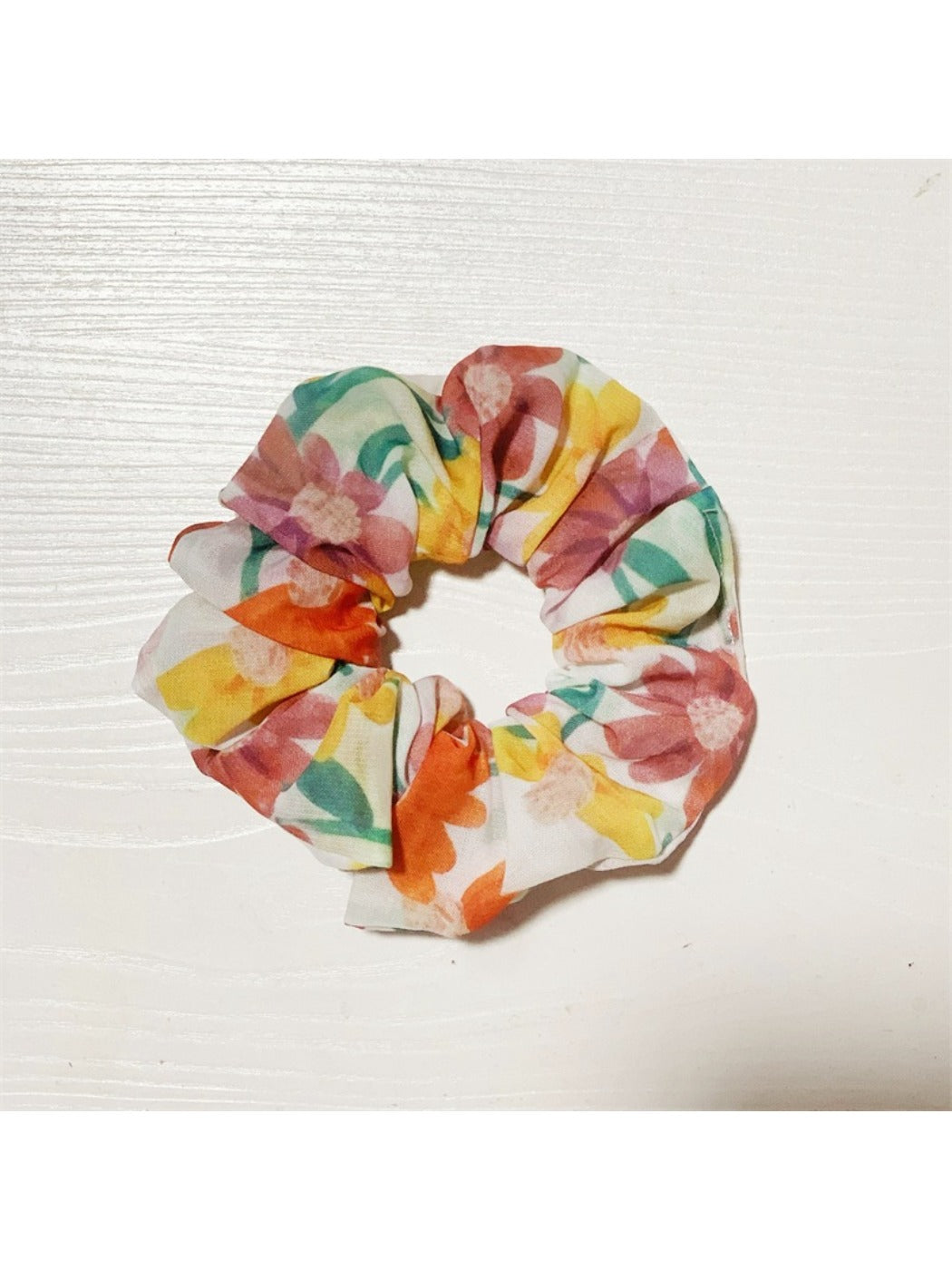 Gifty - Tie Dye Chiffon Scrunchie Hair Ring