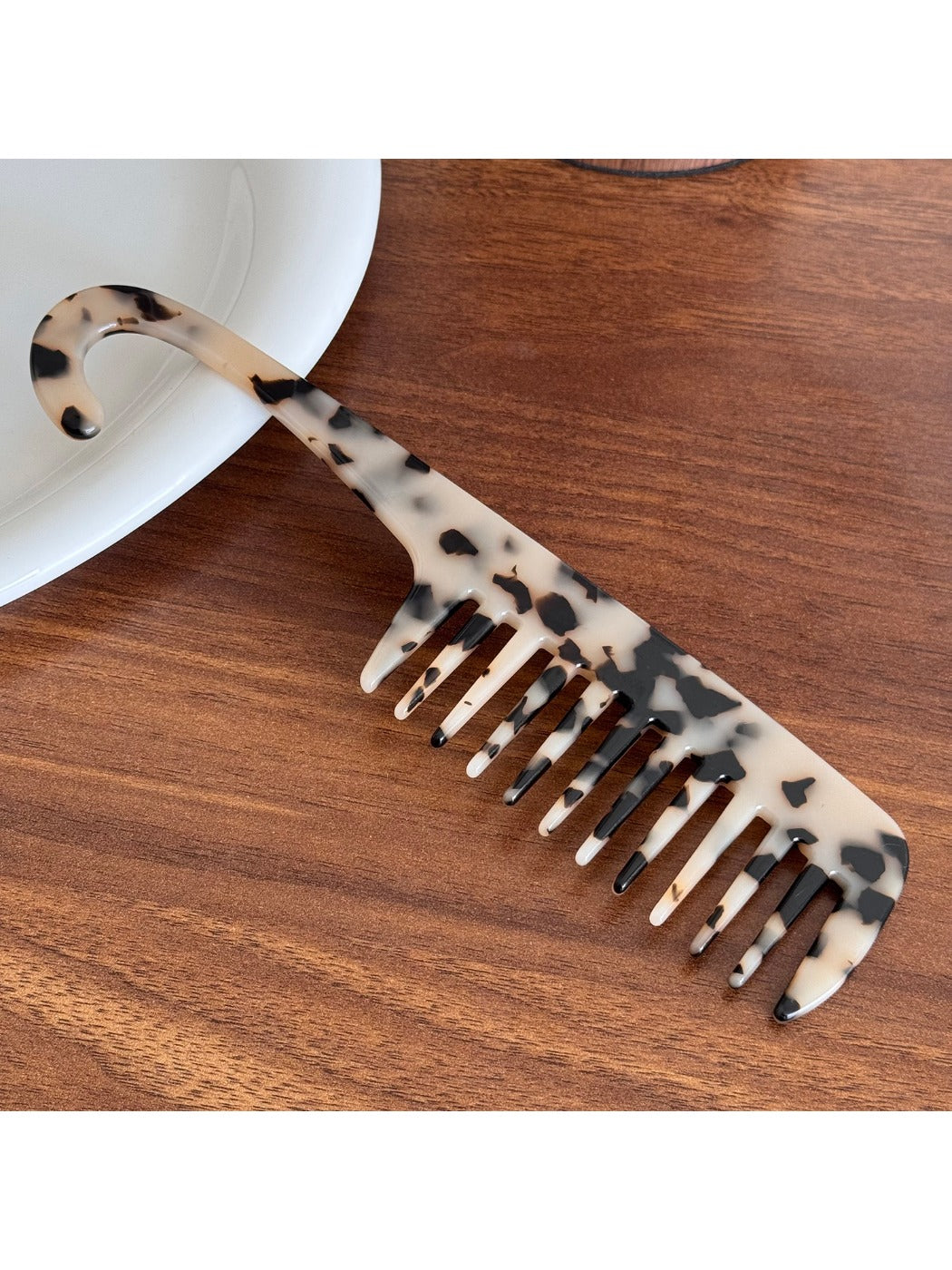 Camerow - Stylish Acetate Long Hair Comb with Hook