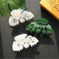 Beau - Acetate Leaf Shaped Hair Clip