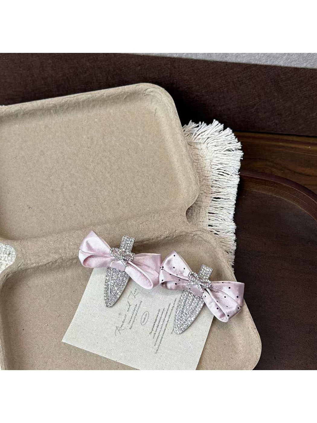 Beau - Cute Bow Side Styling Alloy Hair Clip