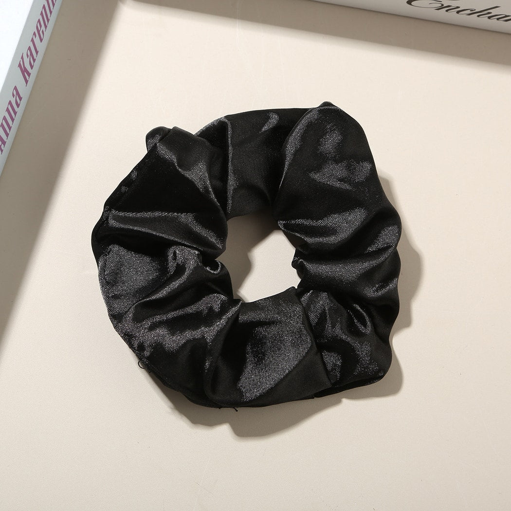 Gifty - Solid Color Satin Style Polyester Scrunchie