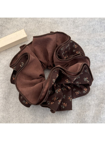 Gifty - Elegant Double Layer Floral Scrunchie