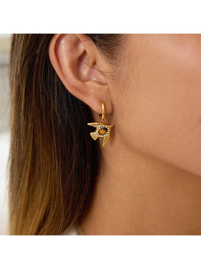 Earedge - Vintage Dove Drop Earrings