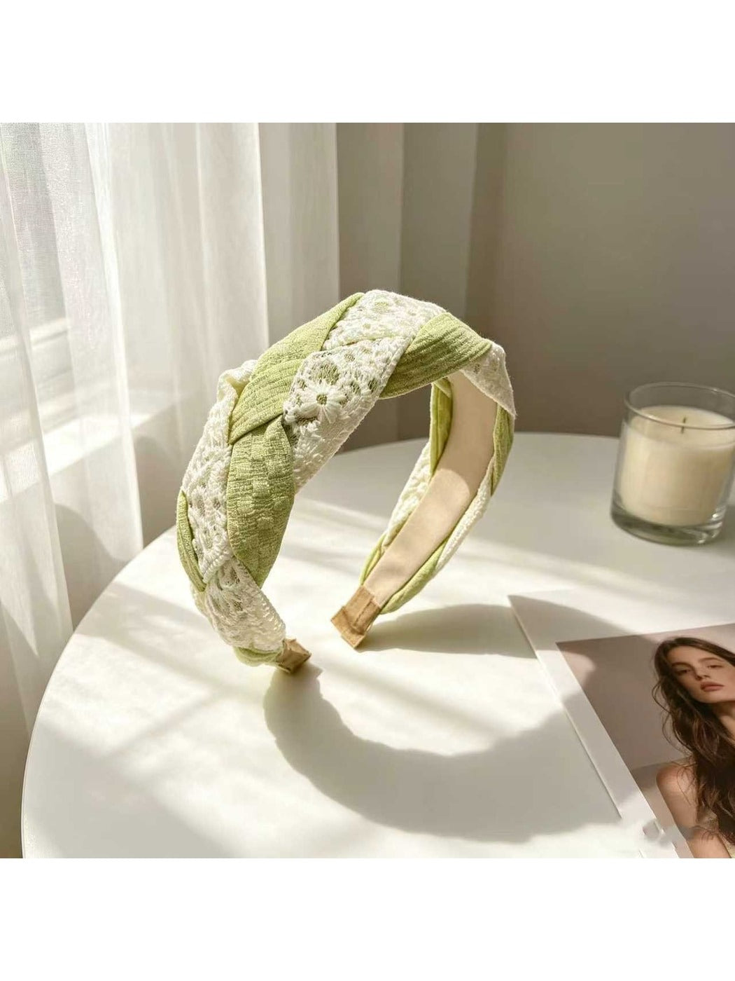 Gifty - Lace Daisy Woven Floral Decorative Headband