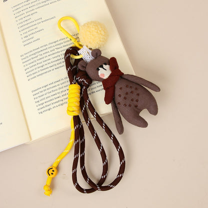 Keypus - Cute Animal Bear Key Ring Bag Charm Keychain