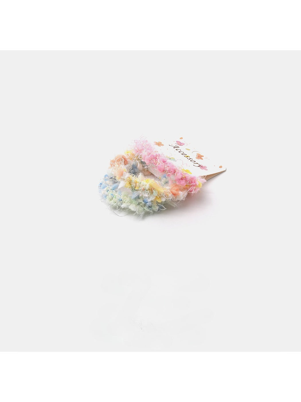 Gifty - Sweet Candy Color Plush Scrunchies Set