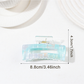 Beau - Iridescent Transparent Cutout Claw Clip