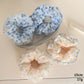 Gifty - Floral Double Layer Ruffle Scrunchie
