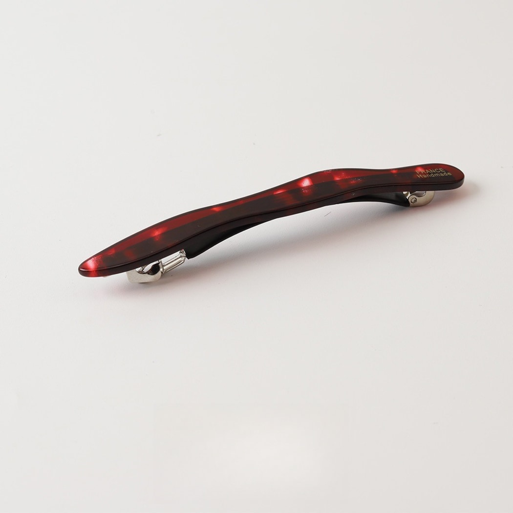 Beau - Elegant Marbled Print French Barrette