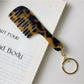 Keypus - Acetate Comb Charm Keychain