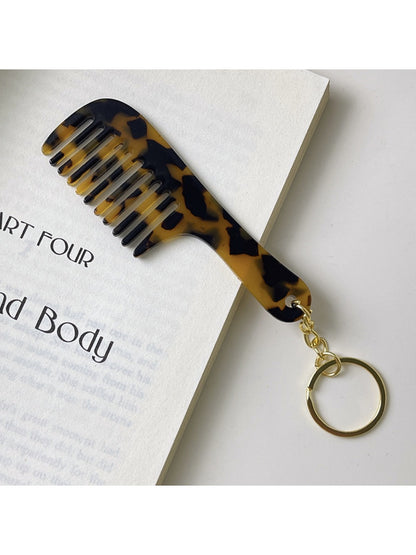 Keypus - Acetate Comb Charm Keychain
