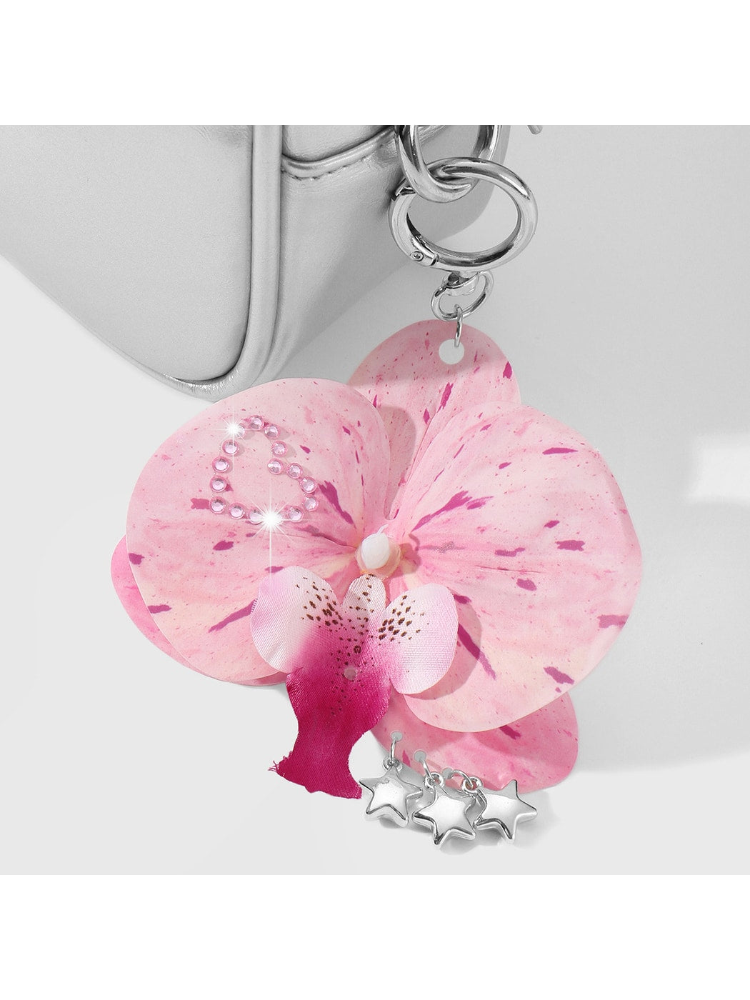 Keypus - Y2K Style Orchid Decorative Bag Charm Keychain