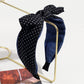 Gifty - Polka Dot Bow Wide Fabric Fashion Headband