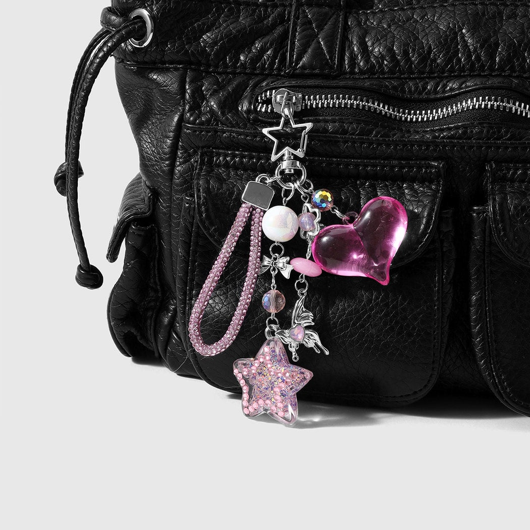Keypus - Sweet Star and Bow Fashion Keychain