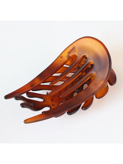Beau - Simple Plastic Leaf Shape Hair Clip