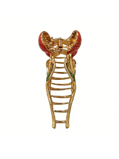 Beau - Lychee Shape Vintage Alloy Hair Clip
