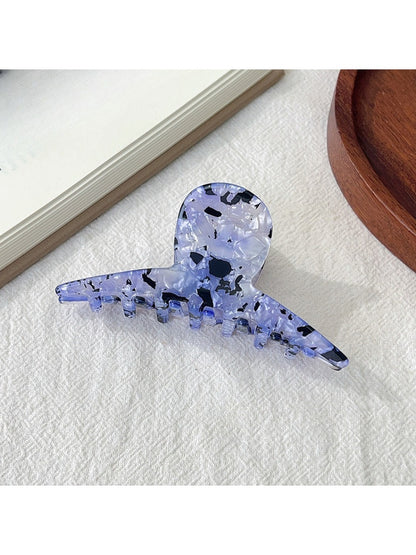 Beau - Simple Marble Patterned Acetate Hair Clip