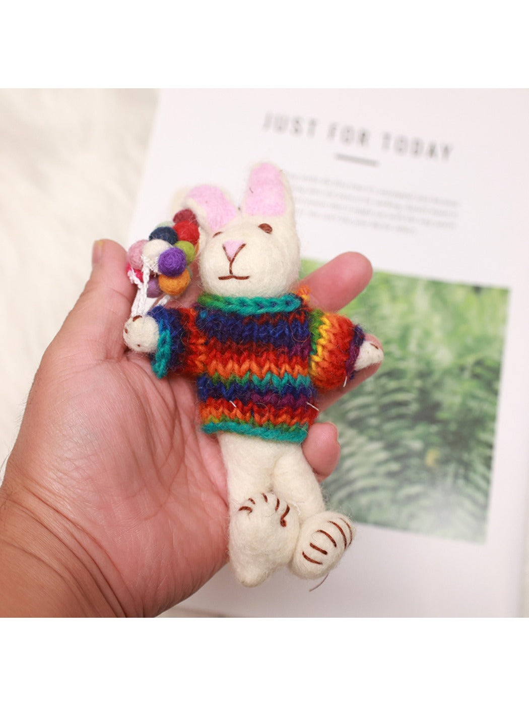 Feltery - Cute 3D Rabbit Doll Keychain Bag Charm