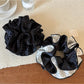 Gifty - Reversible Polka Dot Ruffle Scrunchie