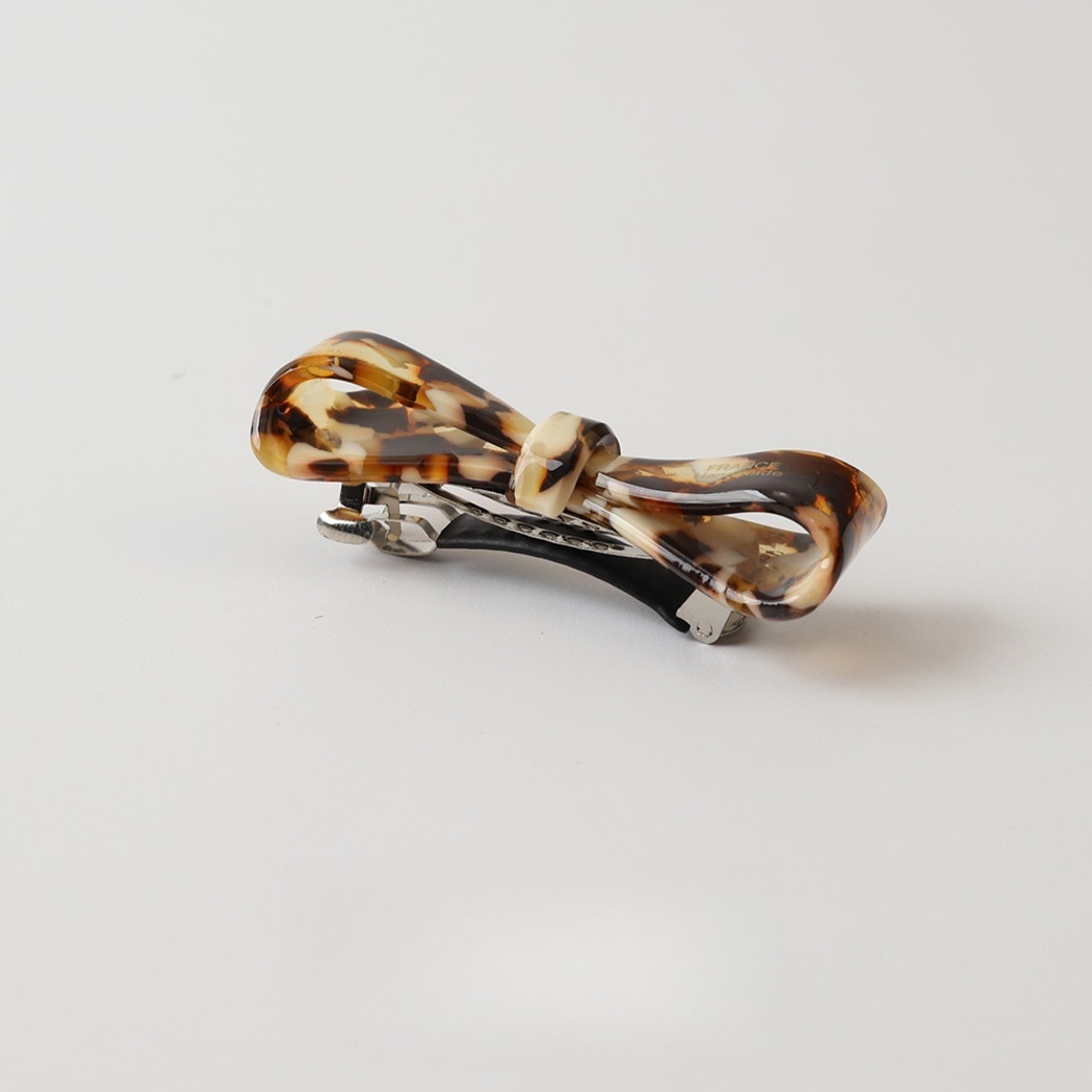 Beau - Glossy Bow Acetate Hair Clip