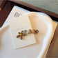 Beau - Floral Duckbill Hair Clip with Shiny Detail