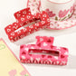 Beau - Valentine'S Day Heart-Patterned Claw Clip
