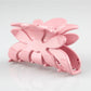 Beau - Minimalist Solid Color Flower Shaped Claw Clip