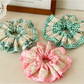 Gifty - Lace Trim Floral High Elasticity Scrunchie