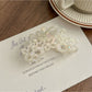 Beau - Openwork Flower Acetate Hair Claw Clip