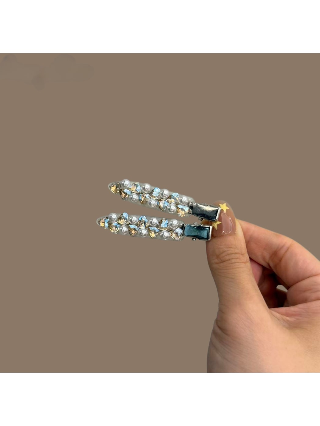 Beau - Sweet Geometric Bangs Styling Pair Hair Clip